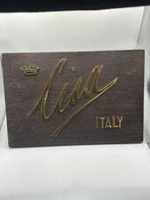 Vintage 1960s Cisa Italy Counter Sign Clothing Store Display Countertop Crown picture
