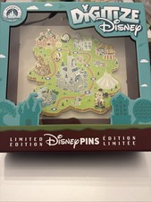 Disney Parks Digitize Walt Disney World Map Jumbo Pin 2026 LE 2500 NEW picture