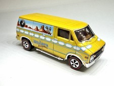 😎 Johnny Lightning Boogie Vans CUSTOM MADE REDLINE Dodge D-150 Mojave Bungalow picture