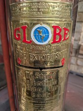Vintage GLOBE COPPER BRASS FIRE EXTINGUISHER Auto Sprinkler Co. Phil Pa. picture