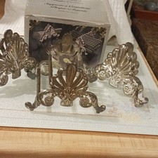 Silver Plated Buffet Caddies Set Cutlery Holder Supports Plaque-Argente picture