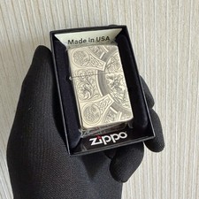Four Horseman 4 Sided Zippo Windproof Rare Lighter With Box picture