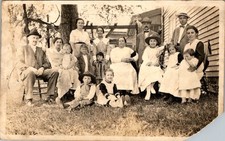 Early 20th Century Real Photo Postcard RPPC Divided Back 1907- Embossed picture