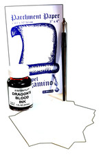 DRAGON'S BLOOD INK + DIP PEN & NIB + 3