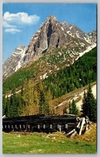 Mt Macdonald Glacier Park BC Canada 1967 Postcard Old CPR Railway picture