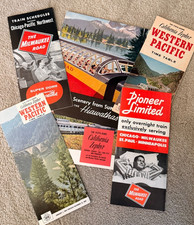 MILWAUKEE RAILROAD, CALIF ZEPHYR, HIAWATHAS, WESTERN PAC. TIMETABLES & BROCHURES picture
