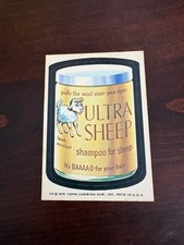 1975 Topps Wacky Packages 15th Series 15 ULTRA SHEEP SHAMPOO picture