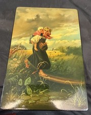 1970’s Fedoskino Russian Big Lacquer Box 