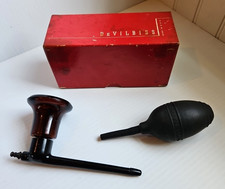 Vintage DeVilbiss No 251 Nose Throat Atomizer Glass Spray Bottle Medical w/ Box picture