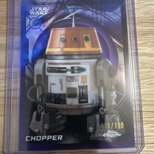Topps 2024 Star Wars Chrome Ahsoka Chopper Card #3 Serial Numbered /199 picture
