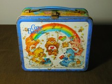 VINTAGE 1983 ALADDIN CARE BEARS METAL LUNCH BOX picture