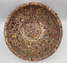 Vintage Brookpark Ultra Rare Color Confetti Bowl 11 3/4” Melamine Mixing Bowl picture