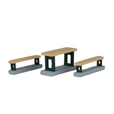 Lemax Picnic Benches 64641 picture