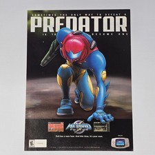 Metroid Fusion Nintendo GameBoy Advance Predator Print Ad/Poster Promo Art picture