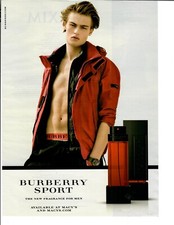 2010 Print Ad Burberry Sport Cologne The New Fragrance For Men Sexy Young Man picture