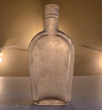 Blown 1910's TOMBSTONE FLASK Bottle CHATTANOOGA TENN TENNESSEE picture