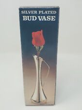 Vintage Godinger Silver Plated Bud Vase In Box New picture