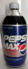 1990s Pepsi Max 500ml Bottle Full/Sealed Bottled In Toronto 