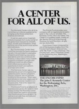 JFK Center For The Performing Arts & Old Grand-dad Bourbon 1978 Print Ads picture