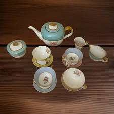 Vintage 1953 Rosenthal Germany Form 2000 Tea Set Teapot Sugar Creamer Cups picture