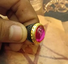 Rare Alchemy Solomon magic ring Goetia amulet witchcraft talisman picture