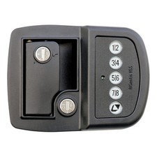 Lippert Keyless RV Door Lock with 60' Bluetooth Range, Lighted Keypad Buttons... picture