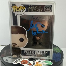 Aidan Gillen Signed Petyr Baelish #29 Funko Pop Game of Thrones JSA Autograph picture