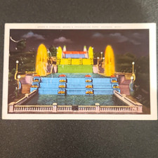 1936 Jackson MI Postcard Spark's Cascade Park w/1c Stamp Machine Cancel picture