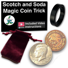 Sterling Magic Scotch and Soda Centavo Coin Trick picture
