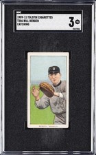 1909-11 T206 TOLSTOI CIGARETTES BILL BERGEN SGC 3 picture