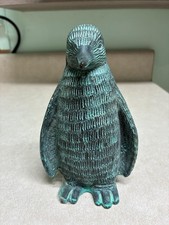 Vintage Bronze Penguin Figurine picture