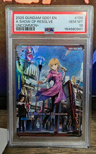 PSA 10 2025 Gundam GD01 EN English 3-Card Lot #024 #100 #118 picture