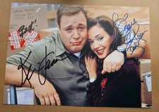 W/COA ORIGINAL KEVIN JAMES, LEAH REMINI AUTOGRAPHS 12X8