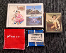 Miniature ‘Boy with Rabbit’ Plaque, Tibetan Prayer Garland, and Souvenir Card picture