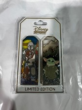 2026 Disney D23 DSSH Duos Mandalorian & Grogu Star Wars LE 400 Pin picture