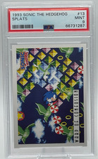 1993 Topps Sonic The Hedgehog #13 SPLATS – PSA 9 Mint Non-Sport Card (SEGA) picture