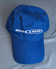 Bud Light Blue Baseball Cap Official 2009 Anheuser-Busch Adjustable Hat picture