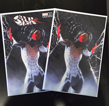 Marvel Silk #4 Trade And Virgin Variant Cover Comic Books Lot Of 2 picture