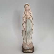 Vintage Pasquini Italy Our Lady of Lourdes Statue 6