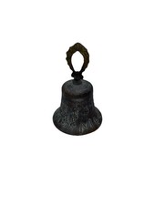Antique Bronze Spanish Mexico Brass Mission Heavy Church Single Bell 6