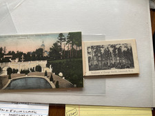 Sunken Gardens Lakewood New Jersey 1908 Vintage Postcard W/ Pullout Photos picture