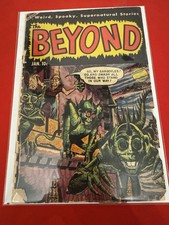 The Beyond #24 1954 Ace Pre-Code Horror Gargoyle Cover Golden Age picture