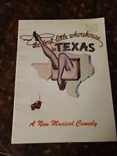 The Best Little Whorehouse In Texas A New Musical Comedy 1978 Playbill picture
