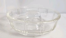 Vintage Queen Anne Glasbake Clear Ovenware Glass Bundt Pan Baking Ring Mold Dish picture