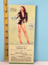 1947 KO Munson Pin Up Blotter Card 