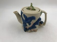 Pre-Owned Takahashi Ceramic 6.5 Bluebirds Teapot DD02B16005 picture