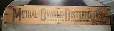 Vtge 1930's MUTUAL ORANGE DISTRIBUTORS- STANDARD RAILROAD CONTAINER-Grown In USA picture