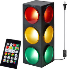 Traffic Light Lamp 12.25 Inches USB Traffic Light with Vibrant Color Blinking Mo picture