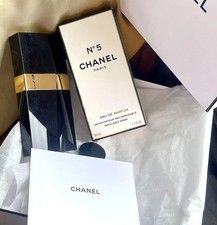 Vintage 90’ Chanel No 5 PARFUM SPRAY Refillable Container 1.7fl oz FULL NEW picture
