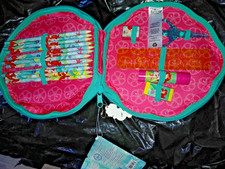 Disney Store Ariel The little Mermaid Zip Up Stationary Kit Art Case School SET picture